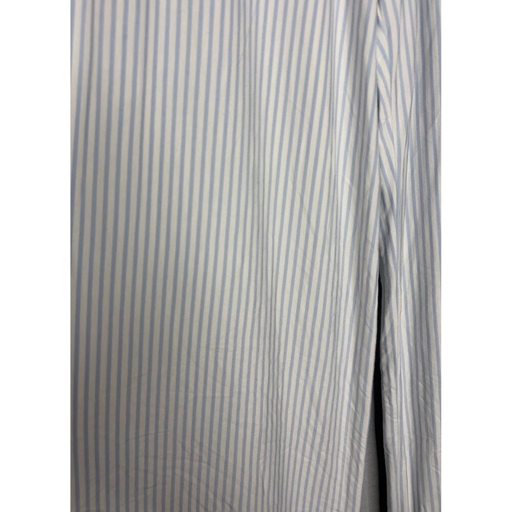 LAKE Women's Pima Cotton Pajama Pants Striped Pattern Blue Size SMALL - Picture 2 of 3